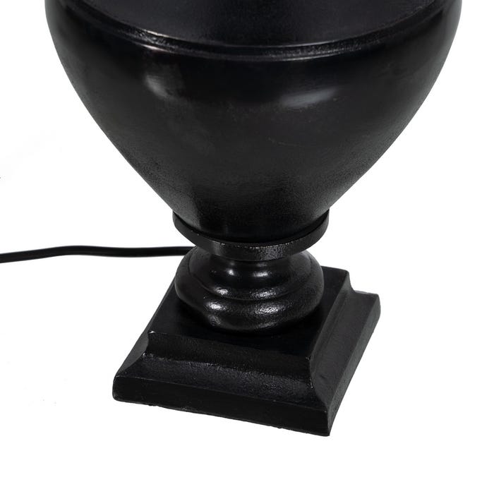 Lámpara Mesa Negro Metal Iluminación 38 X 38 X 64,50 Cm