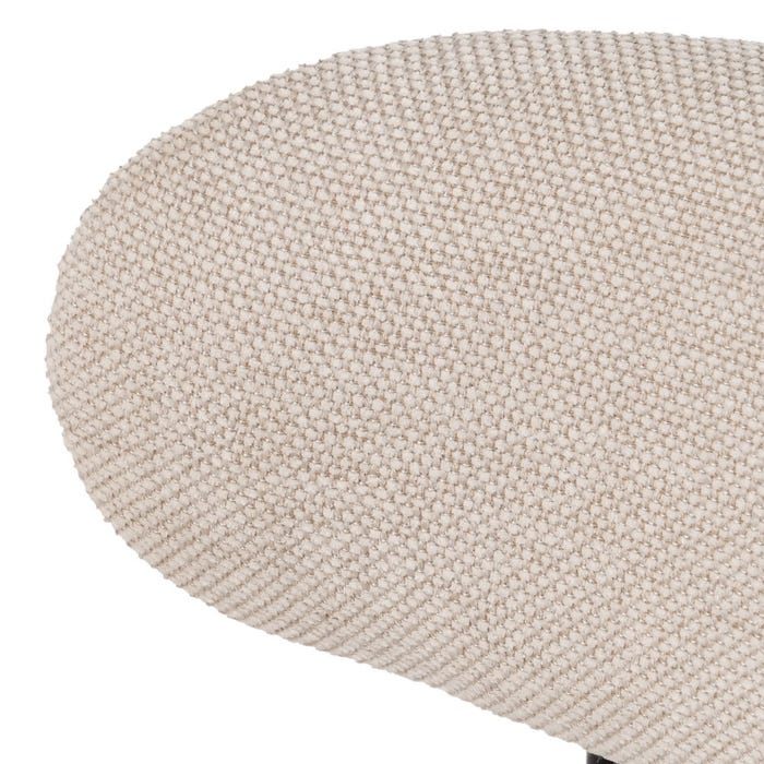 Silla Crema Tejido-Metal Salón 50 X 54 X 73,50 Cm