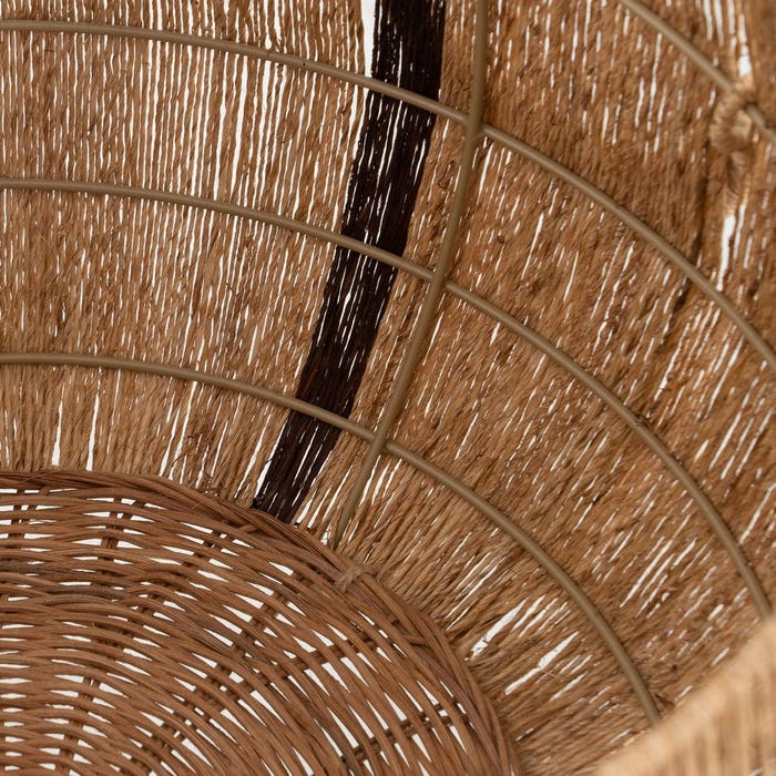 S/3 Cestos Natural-Marrón Yute 45 X 45 X 36 Cm