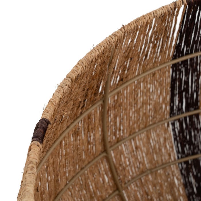 S/3 Cestos Natural-Marrón Yute 45 X 45 X 36 Cm