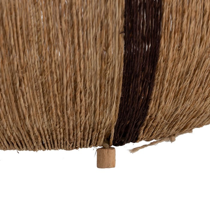S/3 Cestos Natural-Marrón Yute 45 X 45 X 36 Cm