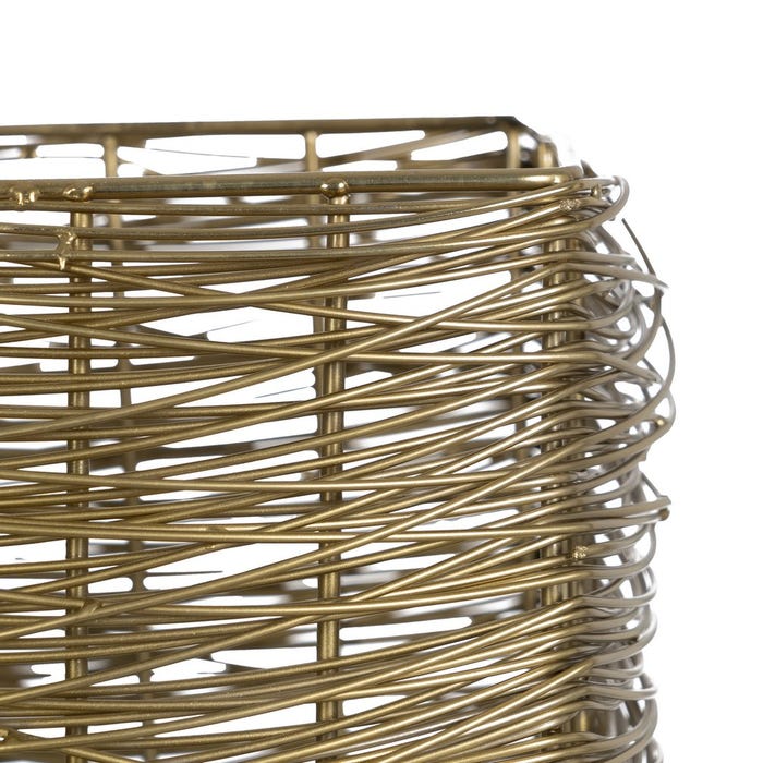 Golden Stainless Steel Vase 18 x 18 x 25 cm