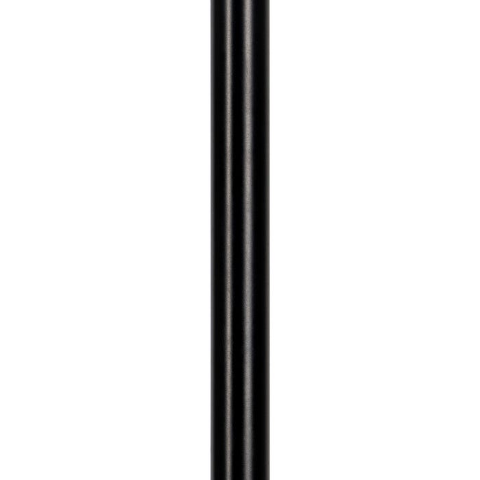 Black Metal / Glass Ceiling Lamp 40 x 40 x 100 cm