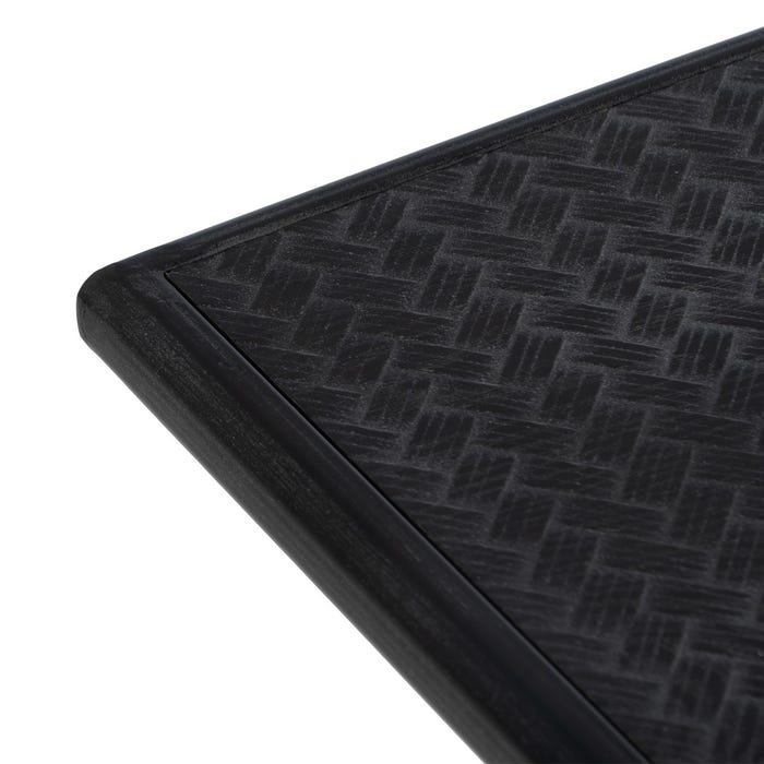 Consola Preto-Natural Dm-Metal 120 X 38 X 81 Cm