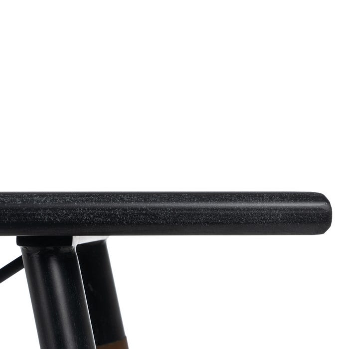 Consola Preto-Natural Dm-Metal 120 X 38 X 81 Cm