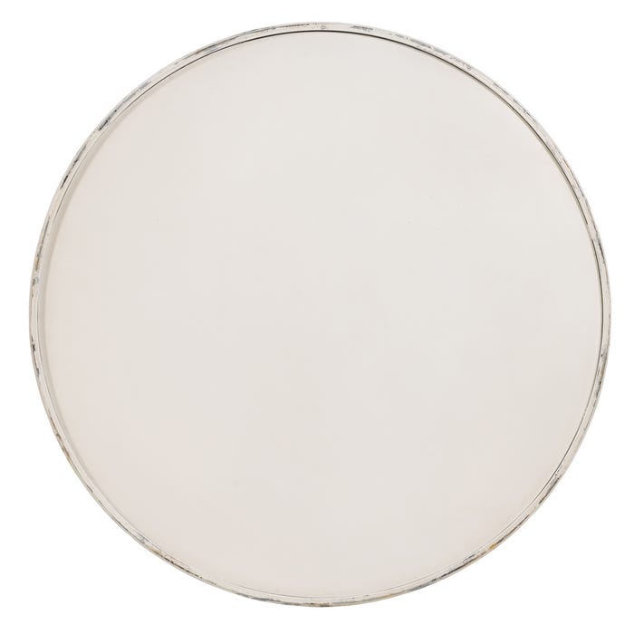Mesa Crema Metal 80 X 80 X 75 Cm