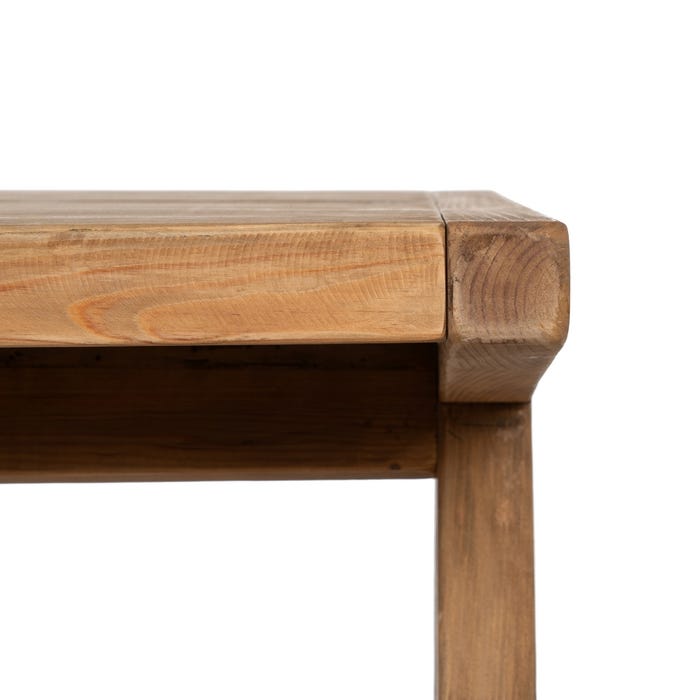 Mesa Comedor Natural Madera De Pino 180 X 90 X 75 Cm