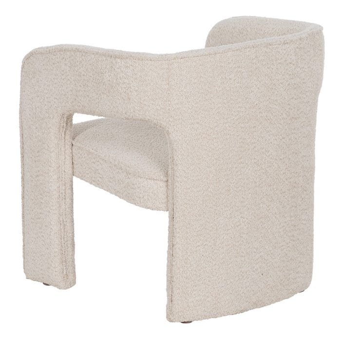 Silla Beige Tejido Salón 69 X 66 X 73 Cm