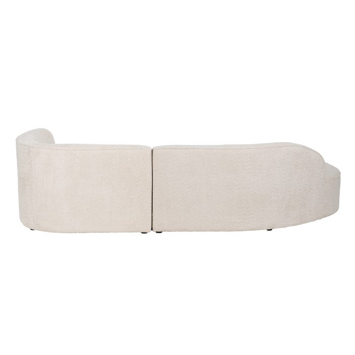 2 Piece Beige Fabric Living Room Sofa 300 X 107 X 75 Cm