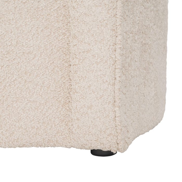 2 Piece Beige Fabric Living Room Sofa 300 X 107 X 75 Cm