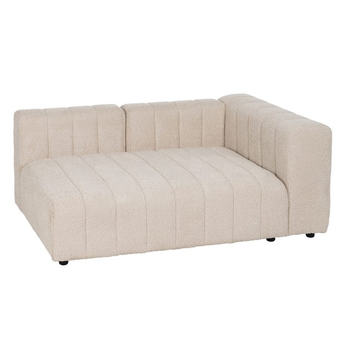 Sofá Desestructurado Beige Tejido Salón 150 X 100 X 66 Cm