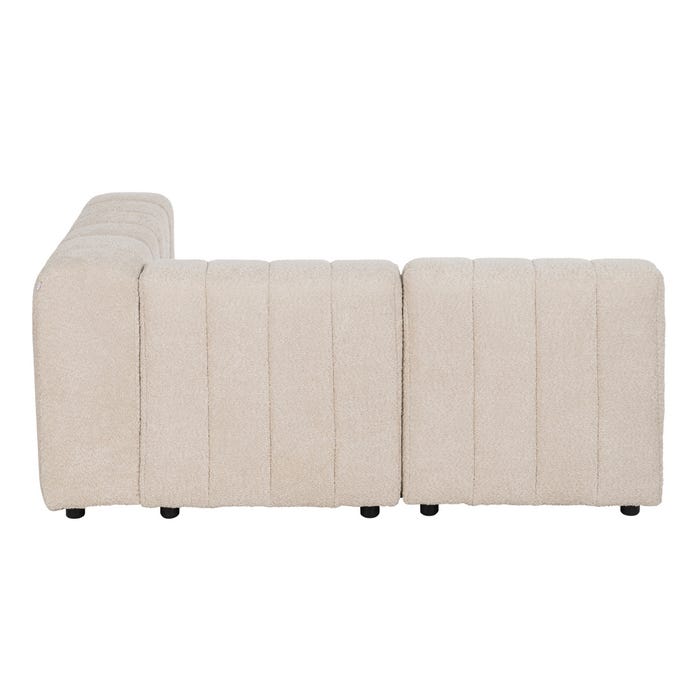 Sofá Desestructurado Beige Tejido Salón 150 X 100 X 66 Cm