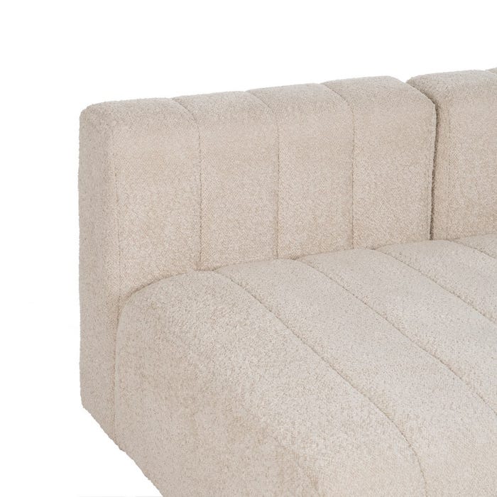 Sofá Desestructurado Beige Tejido Salón 150 X 100 X 66 Cm