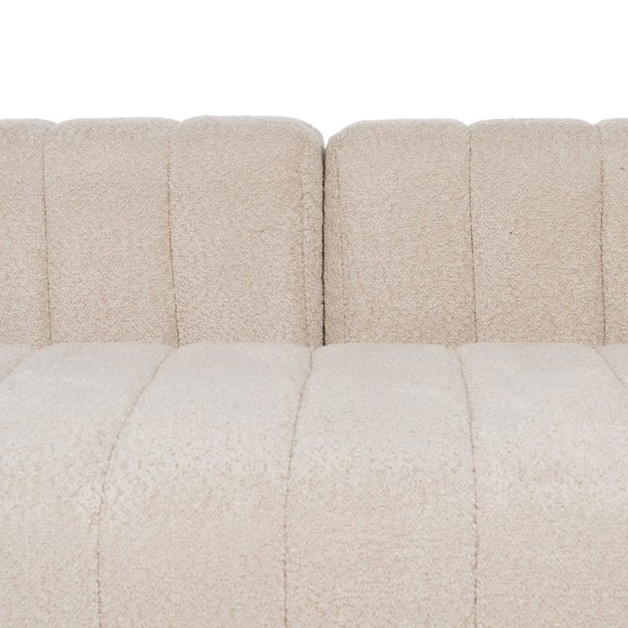 Sofá Desestructurado Beige Tejido Salón 150 X 100 X 66 Cm