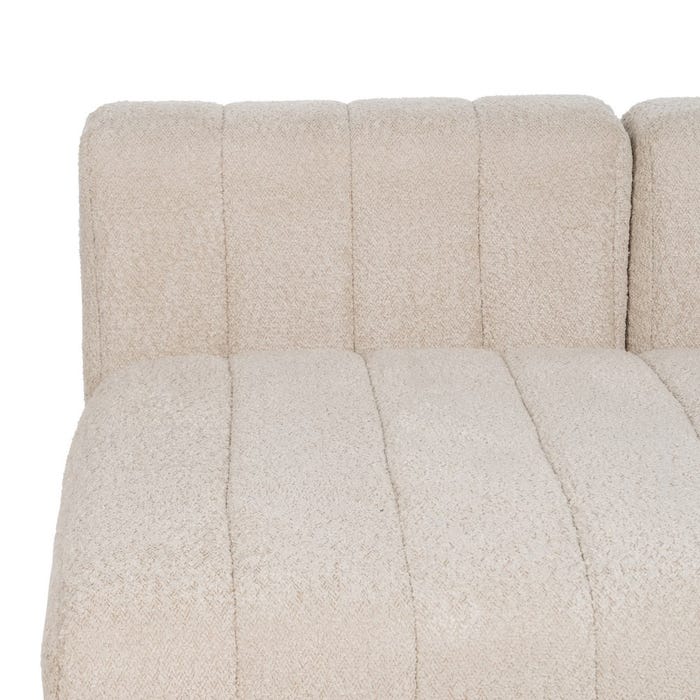 Sofá Desestructurado Beige Tejido Salón 150 X 100 X 66 Cm