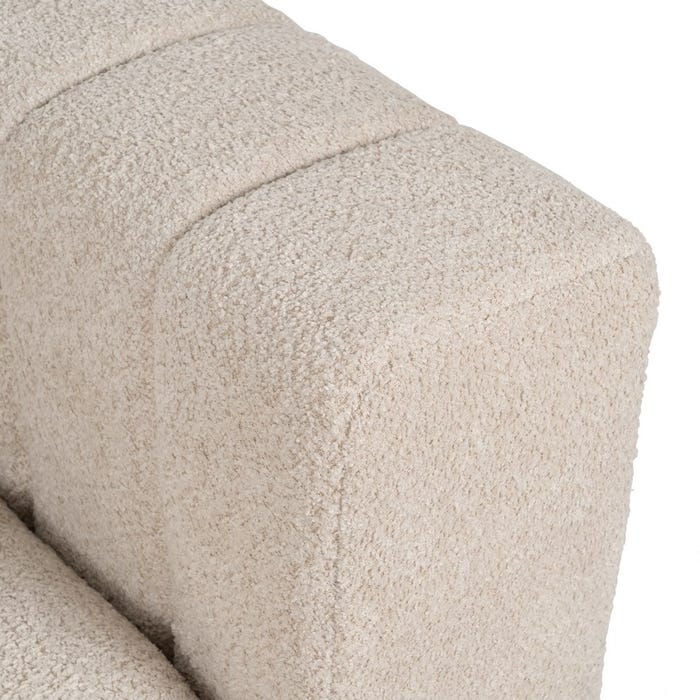 Sofá Desestructurado Beige Tejido Salón 150 X 100 X 66 Cm