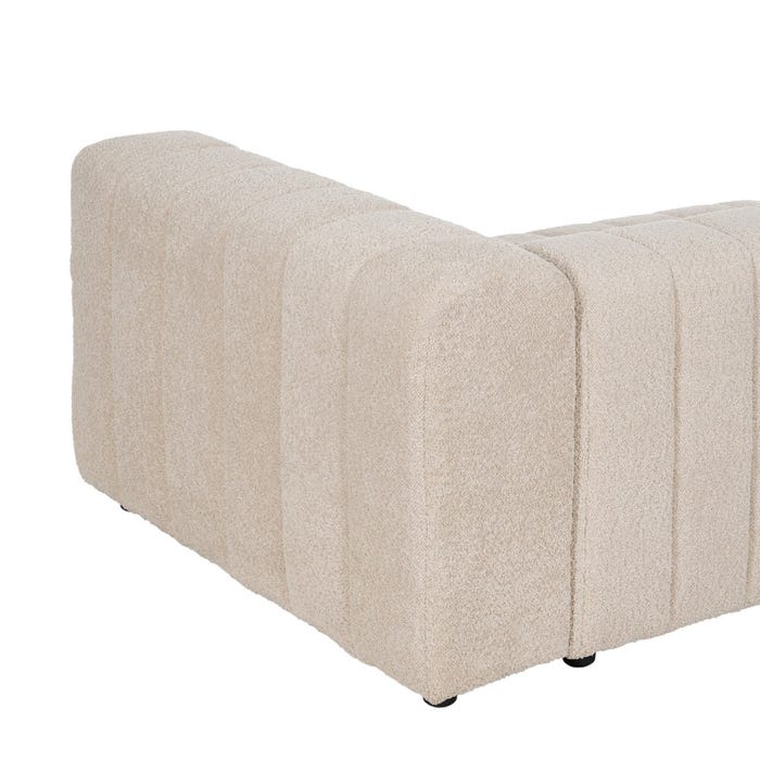 Sofá Desestructurado Beige Tejido Salón 150 X 100 X 66 Cm