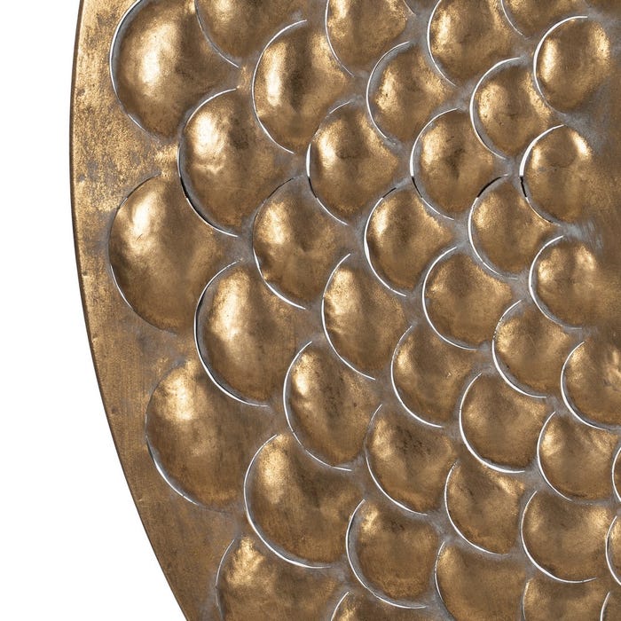 Espejo Oro Metal Decoración 81 X 3 X 81 Cm