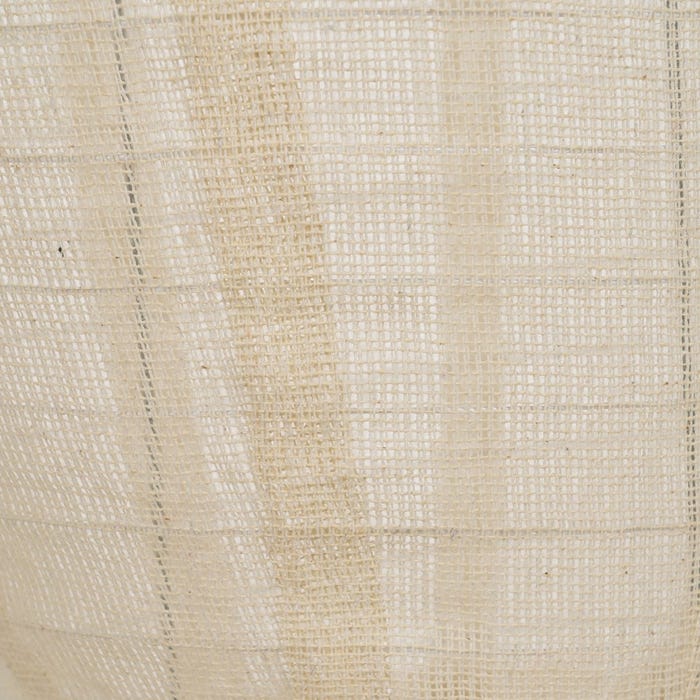 Lámpara Techo Beige Tejido-Metal 30 X 30 X 59,50 Cm