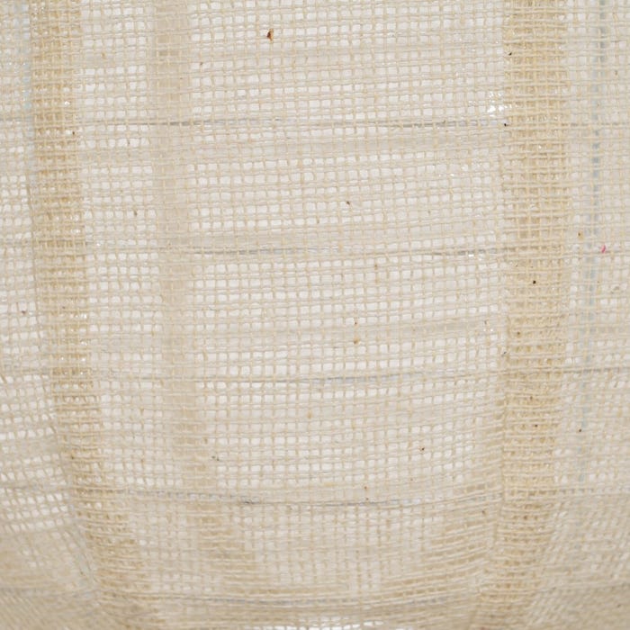 Beige Fabric-Metal Ceiling Lamp 20 X 20 X 42.50 Cm