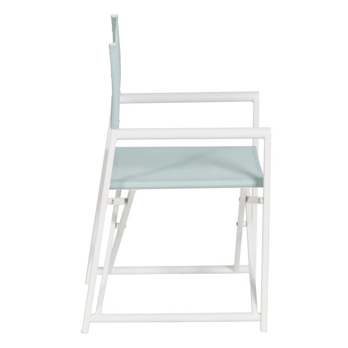 Silla Director Verde-Blanco 56 X 53 X 84 Cm