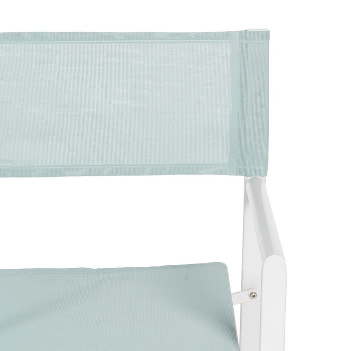 Silla Director Verde-Blanco 56 X 53 X 84 Cm