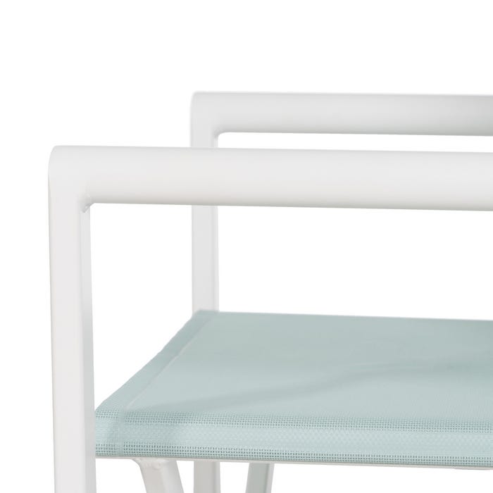 Silla Director Verde-Blanco 56 X 53 X 84 Cm