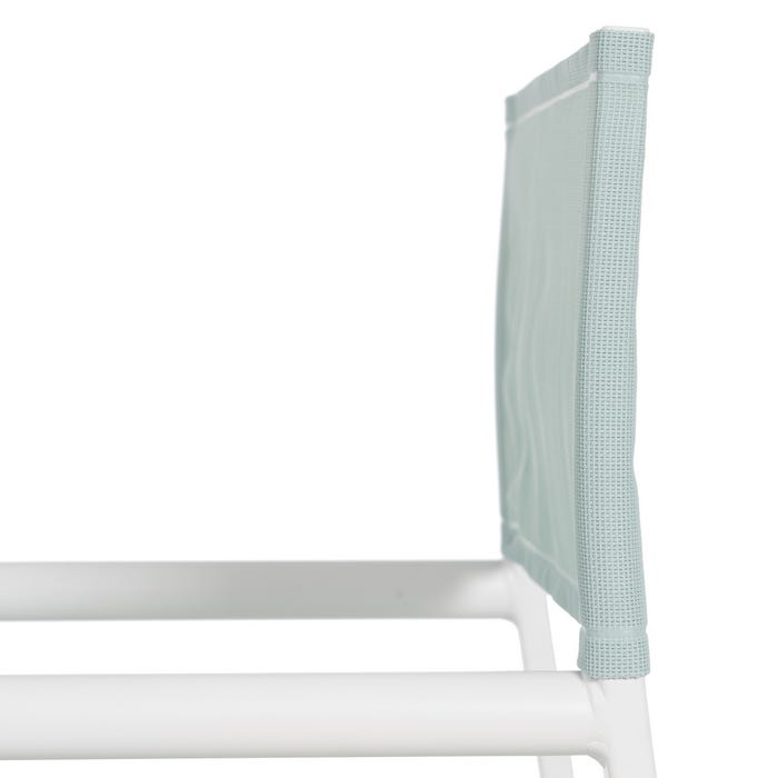 Silla Director Verde-Blanco 56 X 53 X 84 Cm