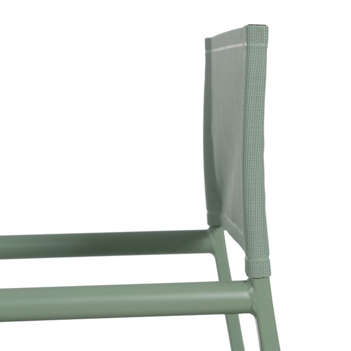 Silla Director Verde Aluminio-Textileno 56 X 53 X 84 Cm