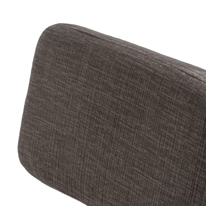 Silla Gris Tejido-Metal Decoración 42,50 X 55 X 77,50 Cm