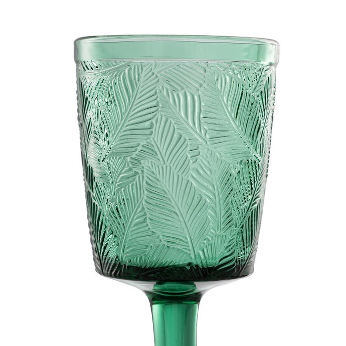 Decoração de Copo de Vidro Verde 8,40 X 8,40 X 16,50 Cm