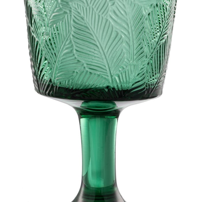 Decoração de Copo de Vidro Verde 8,40 X 8,40 X 16,50 Cm