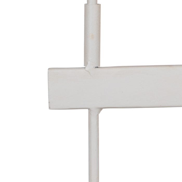 White Metal Hanger Decoration 50 X 7 X 27 Cm