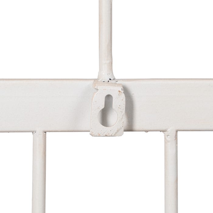 White Metal Hanger Decoration 50 X 7 X 27 Cm