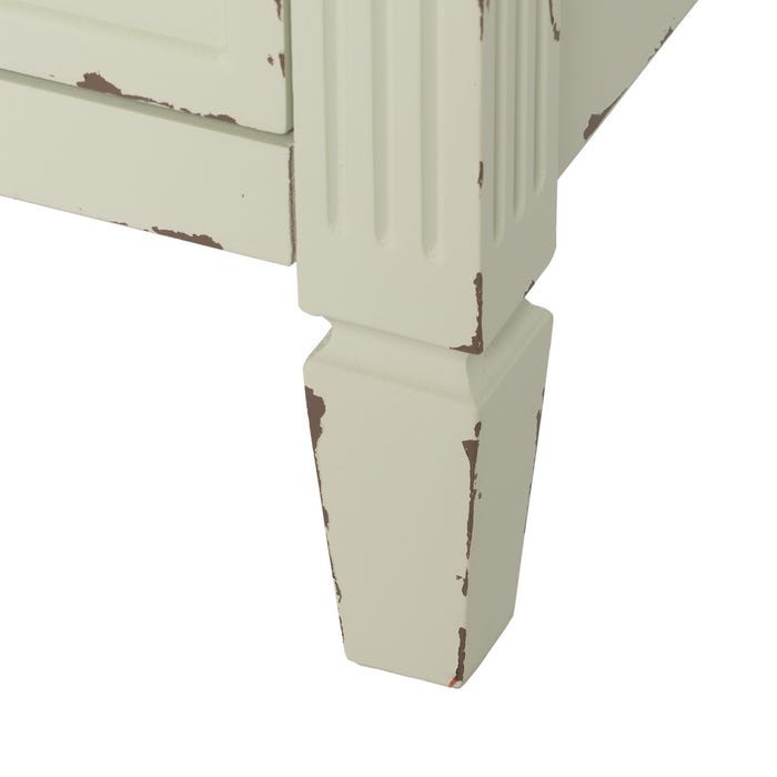 Cómoda Beige Madera 90 X 42 X 85 Cm