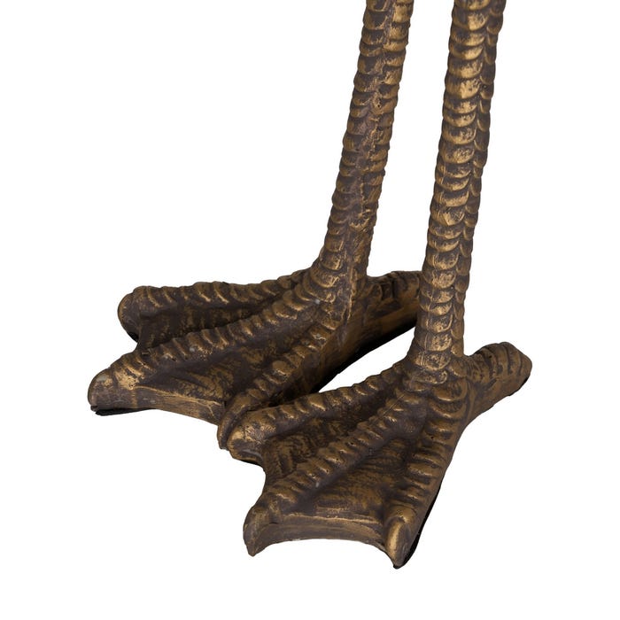 Candeeiro de Mesa Flamenco Ouro Velho 23 X 11,50 X 39,50 Cm