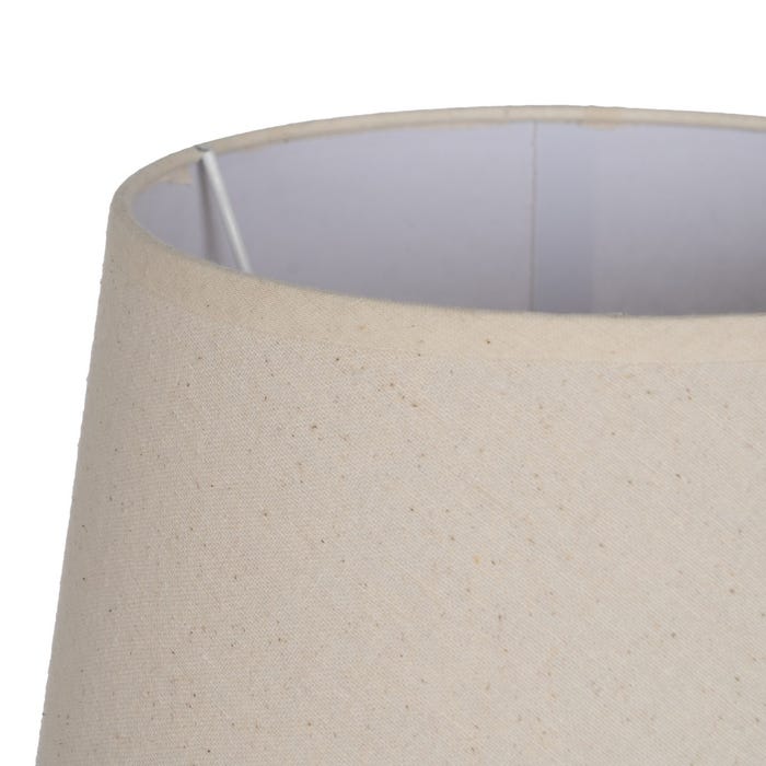 Lámpara Mesa Gris-Beige Cerámica 25 X 25 X 43 Cm
