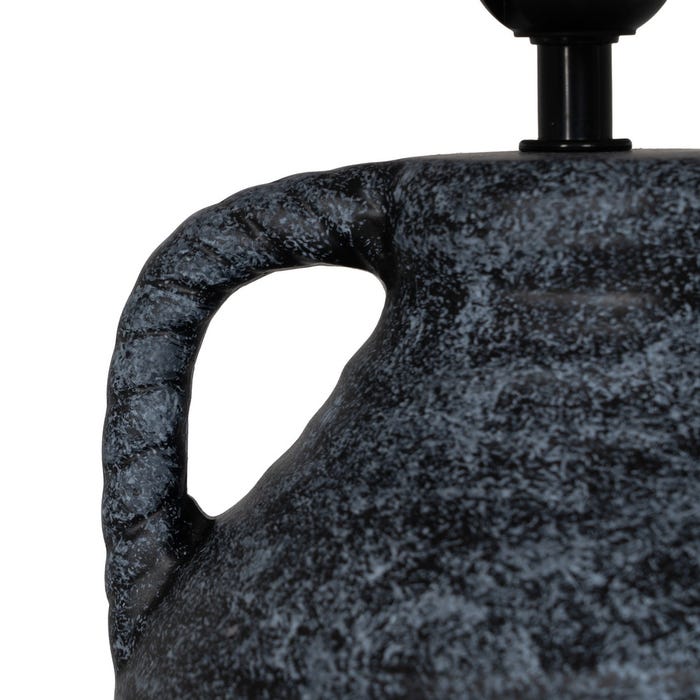 Lámpara Mesa Gris-Beige Cerámica 25 X 25 X 43 Cm