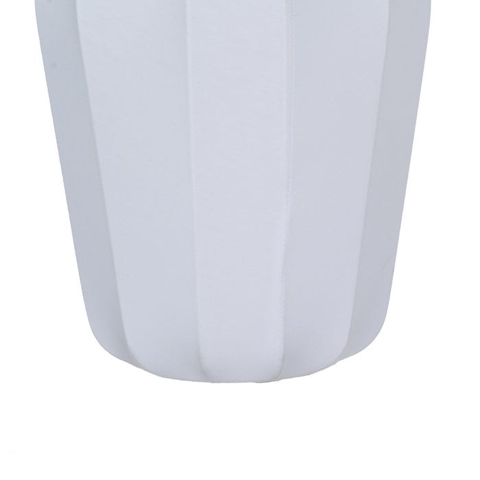 White Fabric Ceiling Lamp 25 x 25 x 36 cm