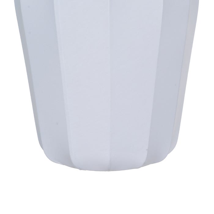 White Fabric Ceiling Lamp 33 x 33 x 47 cm