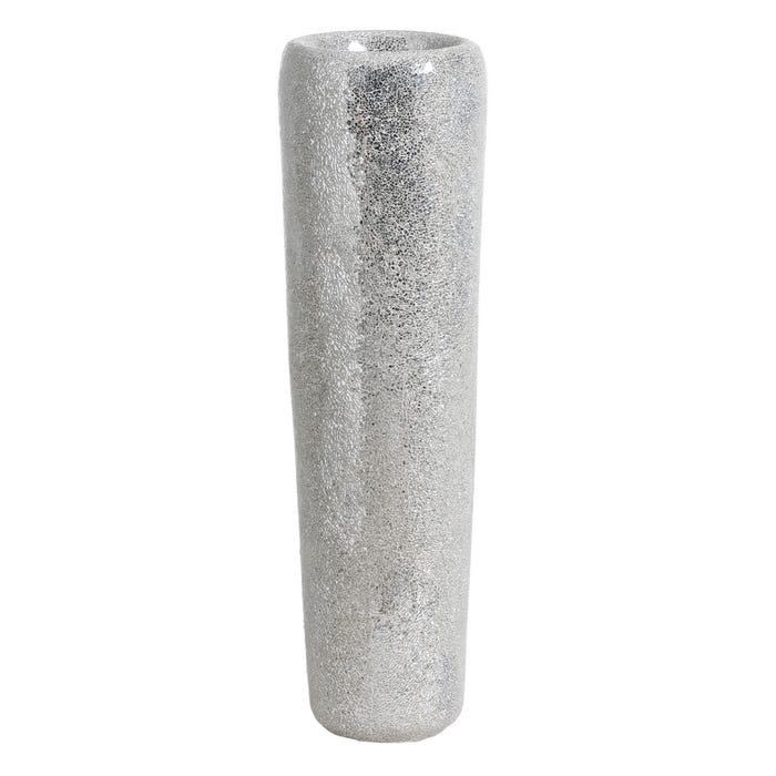 White Fiberglass Vase Decoration 30 x 30 x 109.50 cm