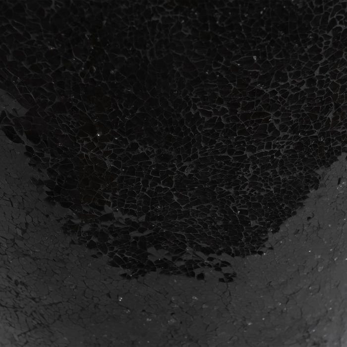 Black Fiberglass Vase Decoration 46 x 46 x 91 cm