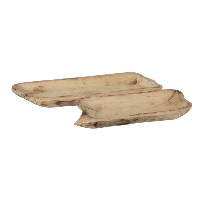 Bandeja Natural Madera Paulonia 55 X 23 X 5 Cm