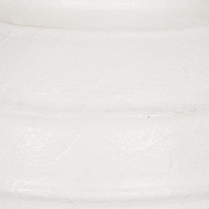 White Fiber Cement Vase 35 x 35 x 41 cm