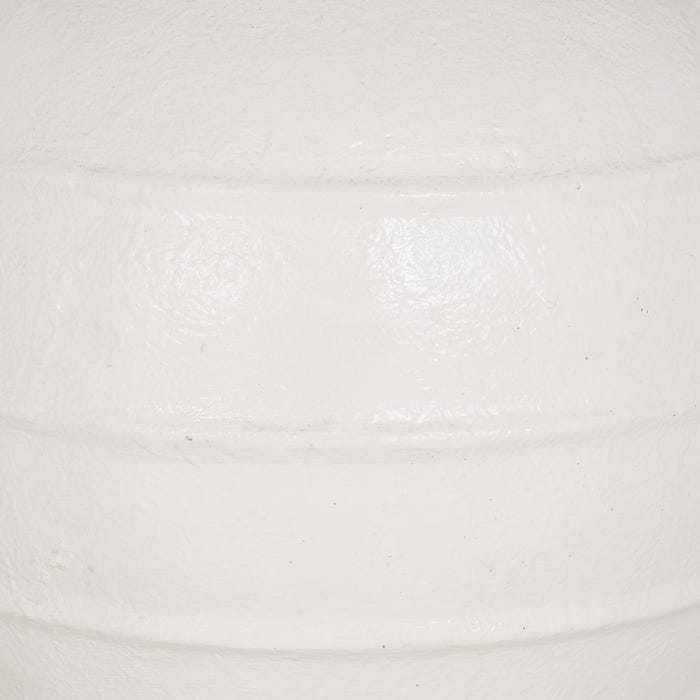 White Fiber Cement Vase 45 x 45 x 51 cm