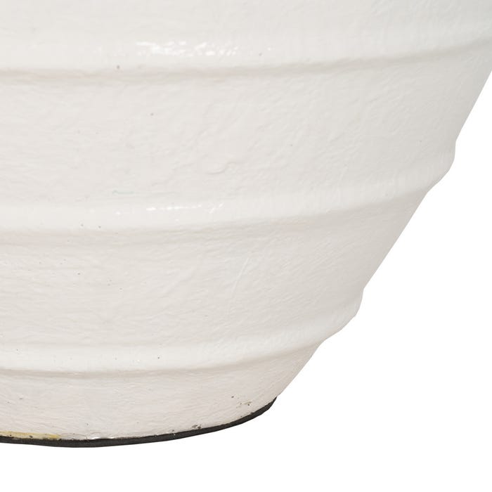 White Fiber Cement Vase 45 x 45 x 51 cm
