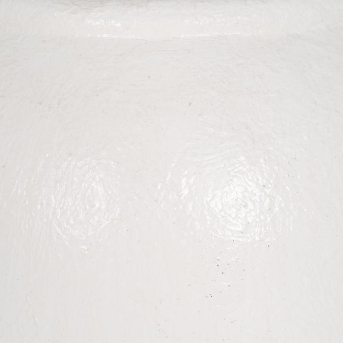 White Fiber Cement Vase 38 x 38 x 100 cm