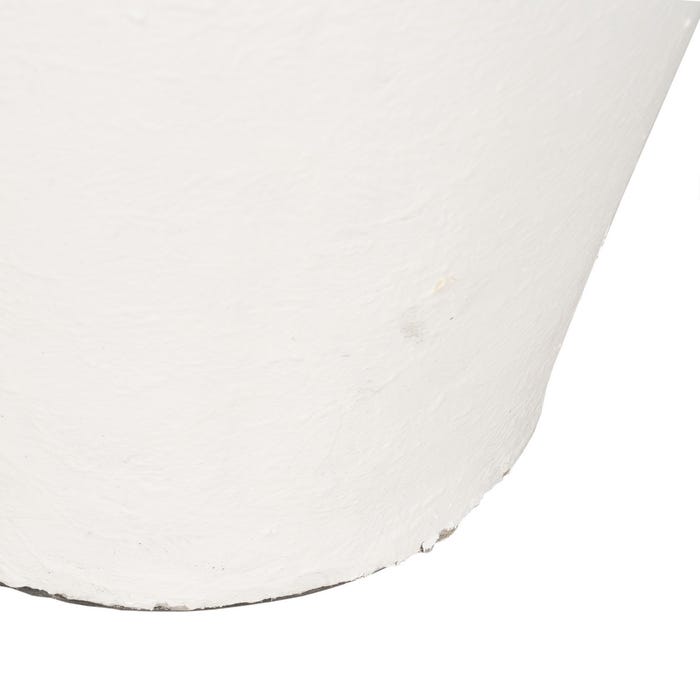 White Fiber Cement Vase 62 x 62 x 120 cm