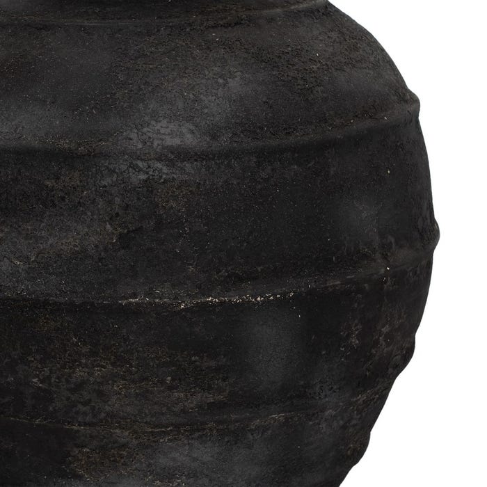Decoração de Vaso de Fibrocimento Cinza 35 x 35 x 41 cm