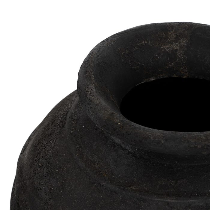 Gray Fiber Cement Vase Decoration 45 x 45 x 51 cm